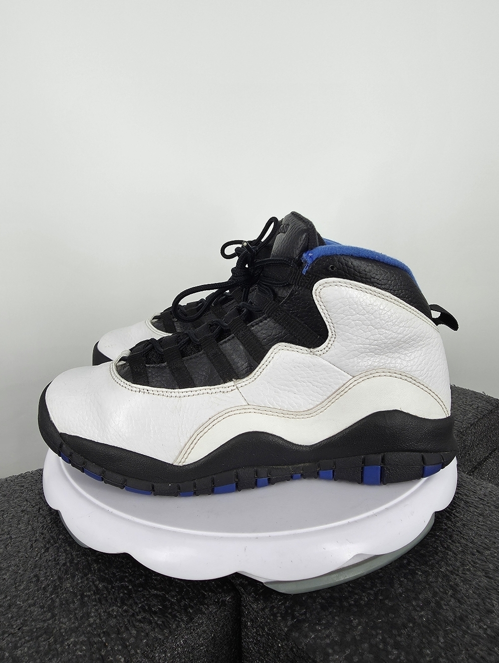 Air Jordan 10 Retro GS Orlando 2018 White Black Blue 310806-108 Sz 6Y Mens 7.5W